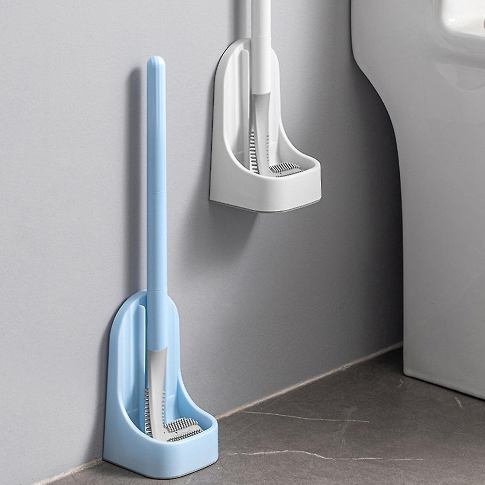 Golf Head Silicone Toilet Brush Cleaner Cleaning Brushes, Grey
