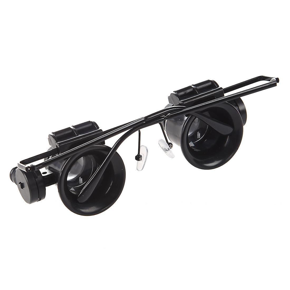 Watch Repair Magnifier Loupe 20x Glasses with Led Light