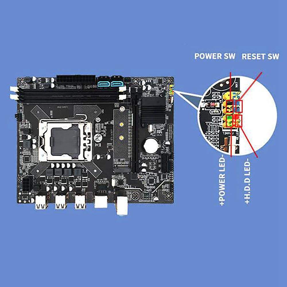 X79 Motherboard with E5 2420 Cpu+thermal Grease Lga1356 Ddr3 Reg