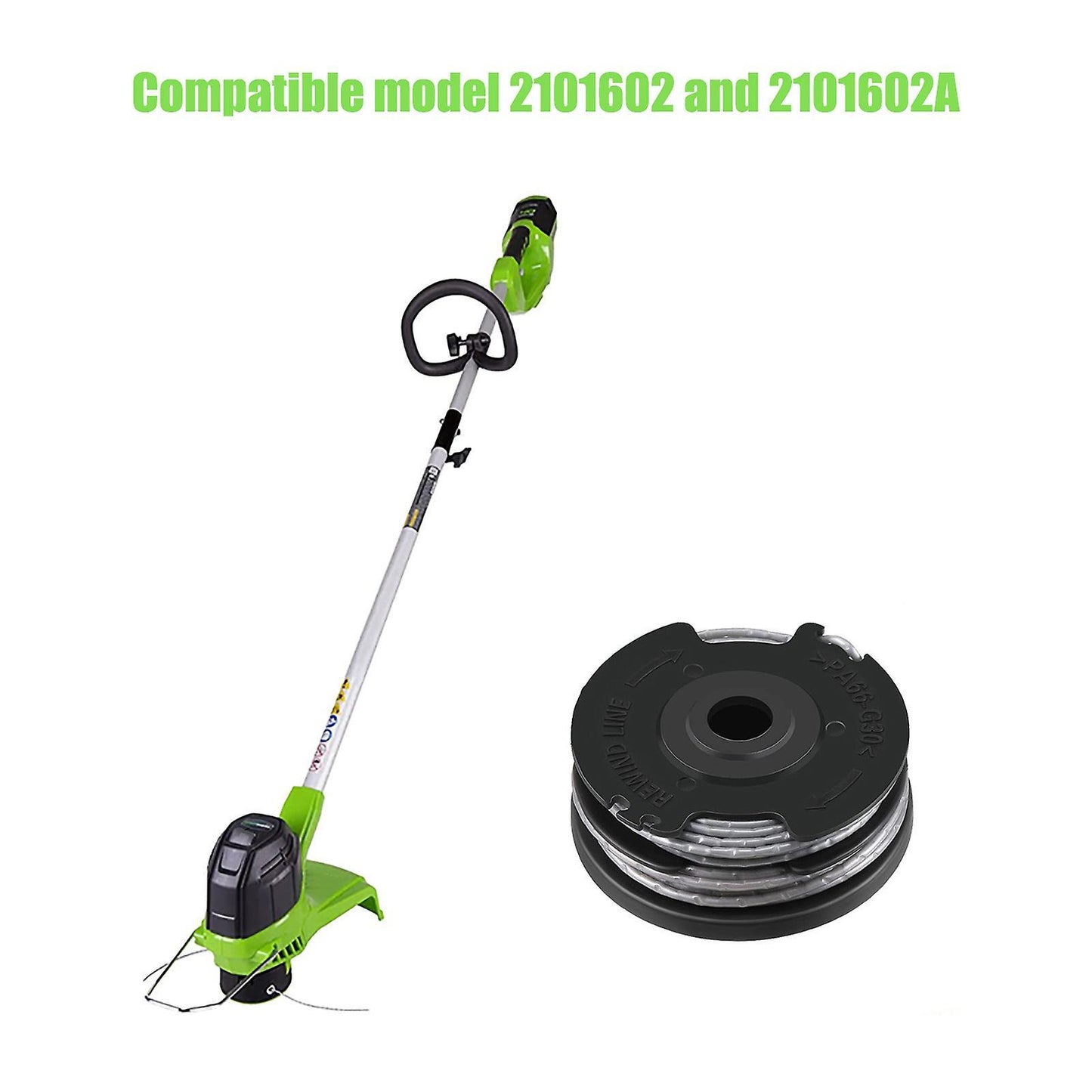 Weed Eater Trimmer Spool for Greenworks Models 2101602 and 2101602a