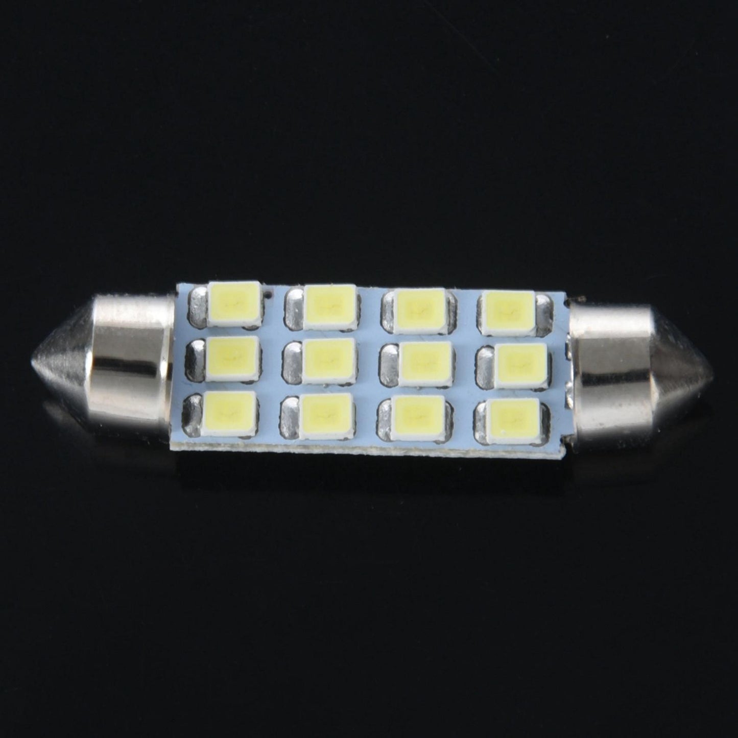 42mm 12 Smd 3528 Led White Car Interior C5w Dome Festoon Bulb Light