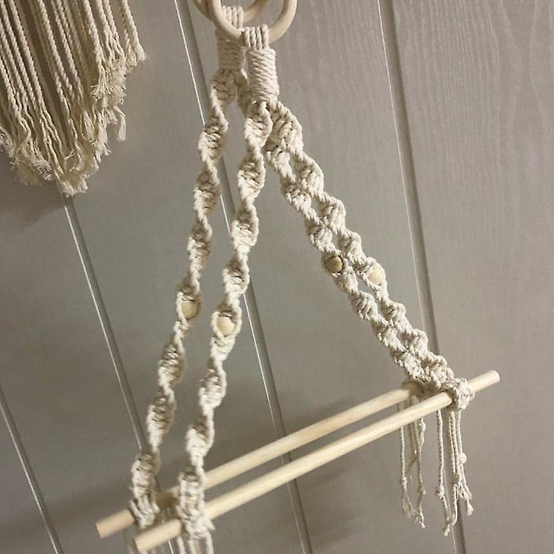 Hanging Wooden Stick to Wear Bedroom Sitting Room Adornment to Braid