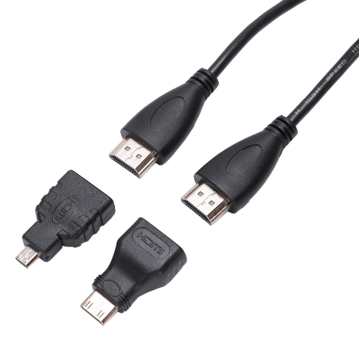 1m 3.5mm Stereo Male to Male Jack Aux Cable Audio Lead, Black