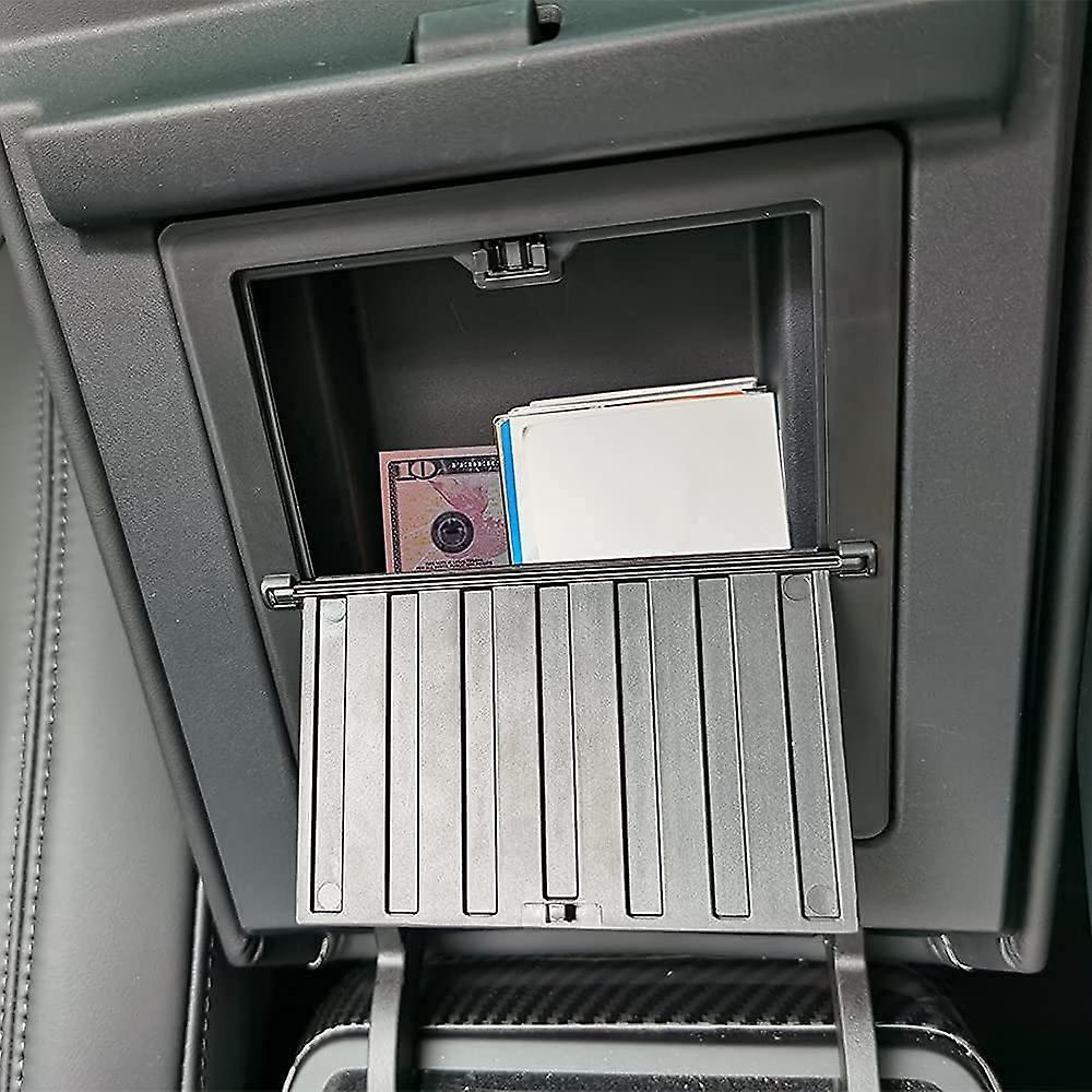 Center Console Organizer for Tesla Model Y 2020 2021 Armrest Hidden