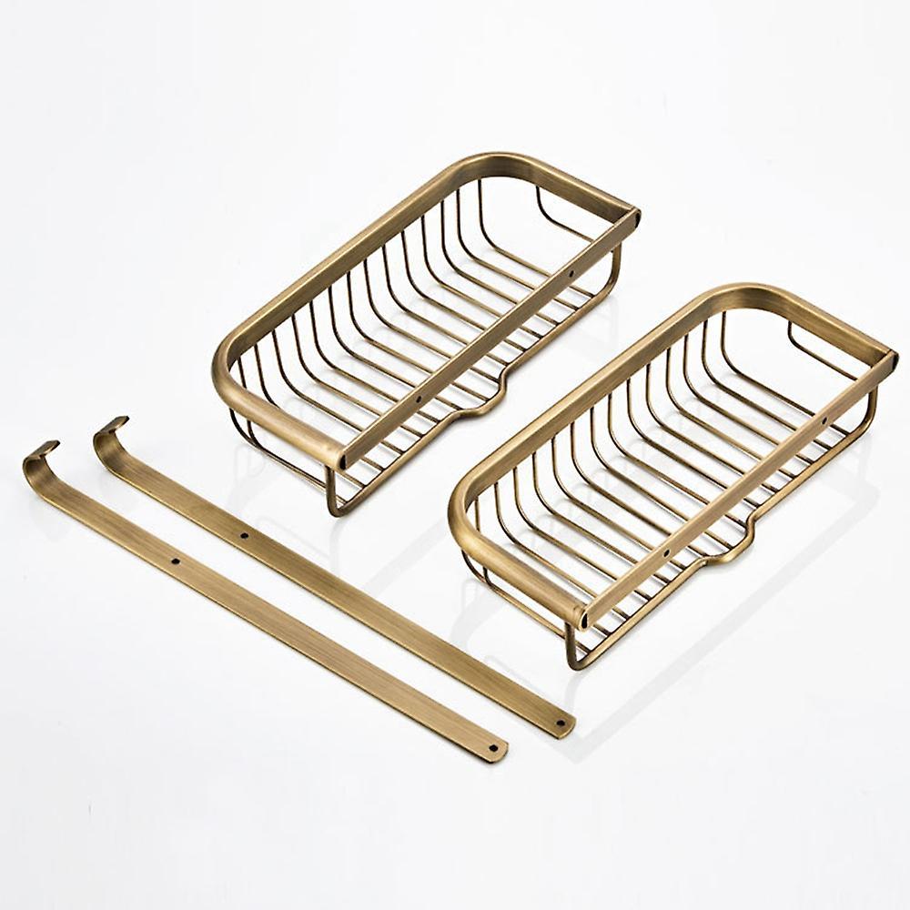 Rectangular European-style Bathroom Rack Storage Rack Wall-mounted
