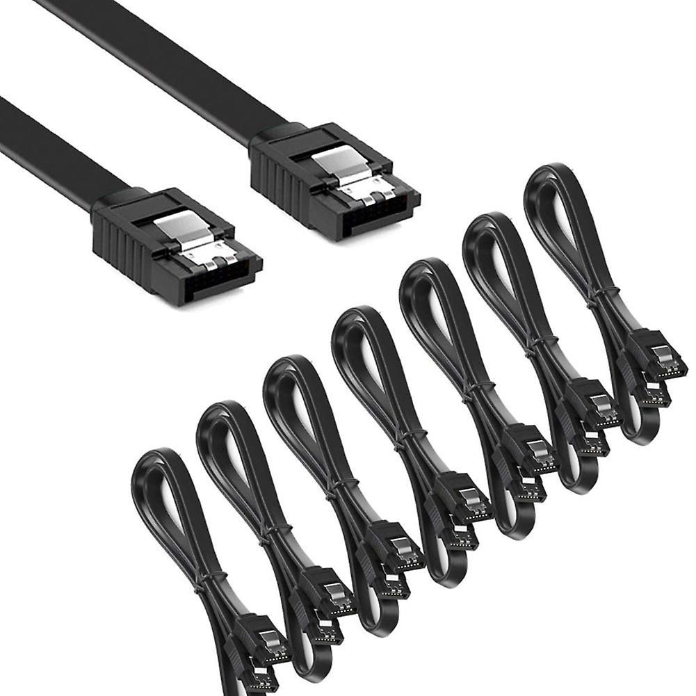 12 Pack Right-angle Cable with Locking Latch 16inch( Black)
