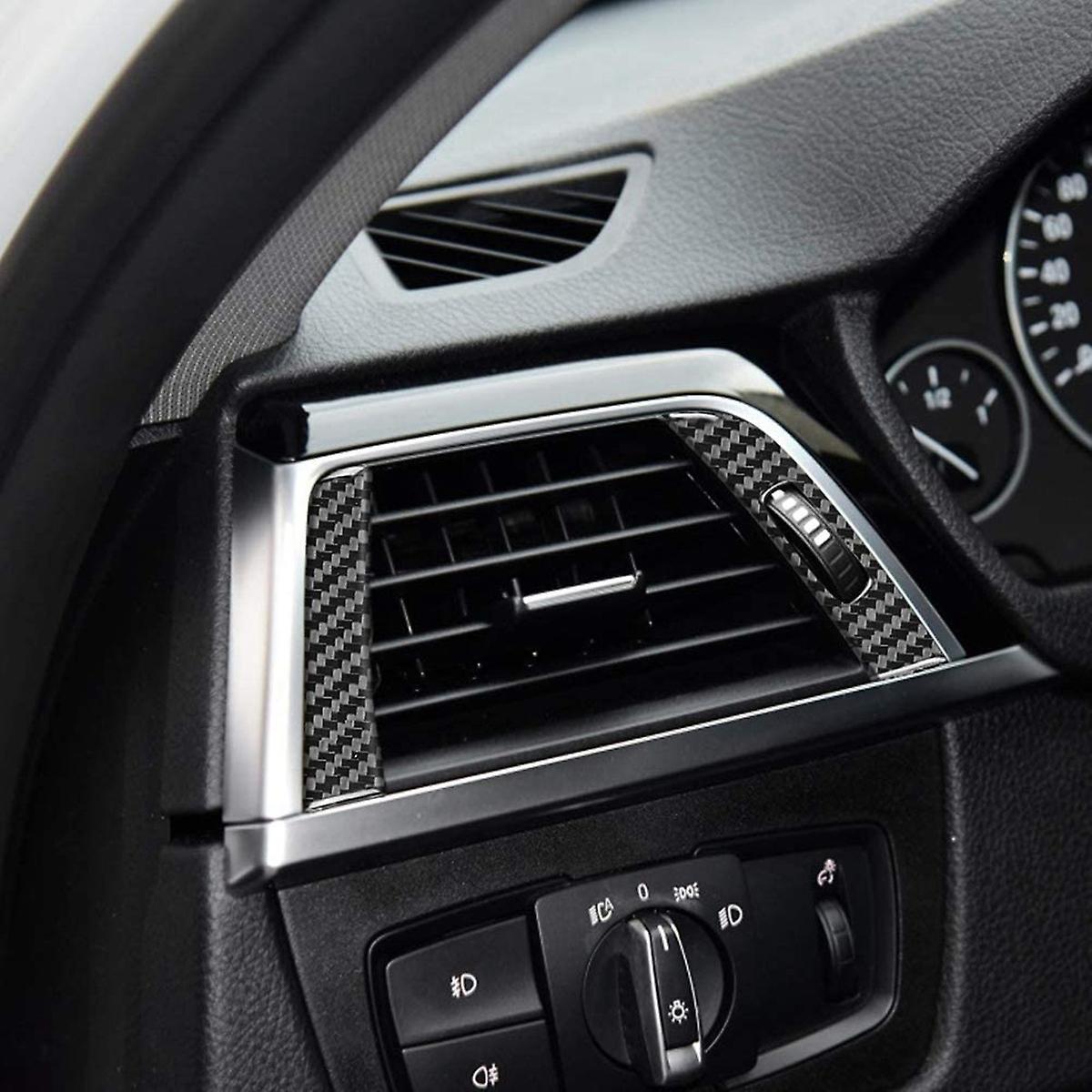 Carbon Fiber Air Outlet Vent Trim for Bmw 3 Series F30 F32 F34 13-19