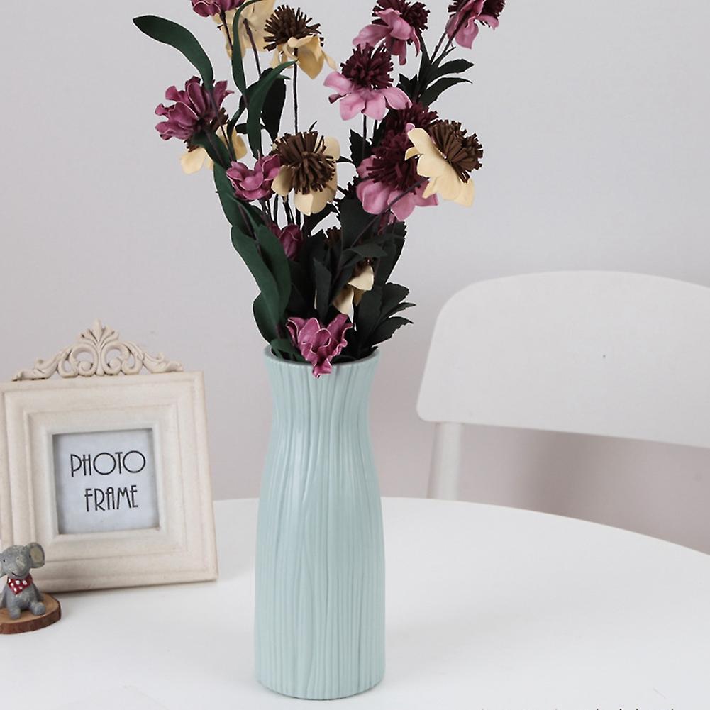 Nordic Flower Vase Home Plastic Vase Imitation Ceramic Flower Pot,c
