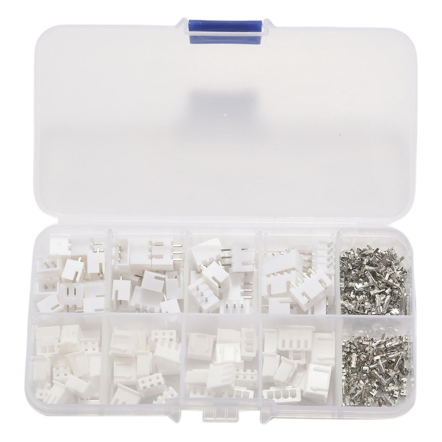 250pcs Xh2.54mm 2pin 3pin 4pin Terminal Housing Header Wire Connector