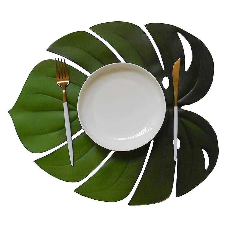 4pcs Tropical Leaf,for Wedding Table Decorations Party Supplies