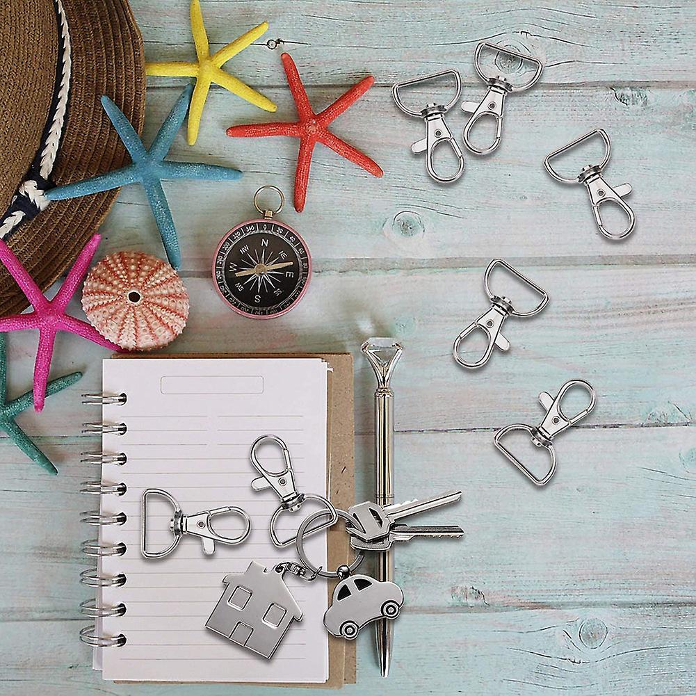 30 Pieces Twist Locks Lanyard Snap Hooks, Premium Keychain Clip Hook