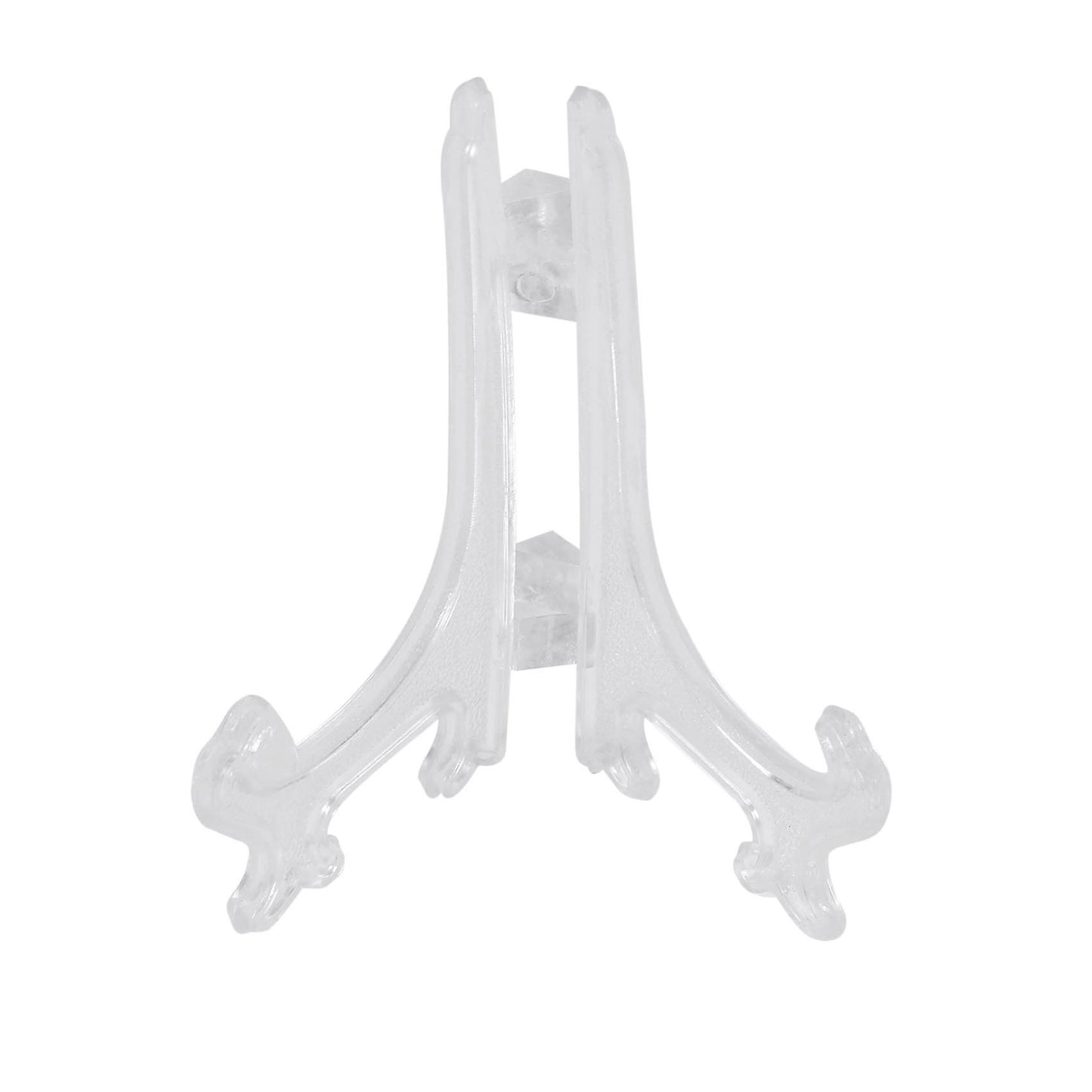 3 Inch Clear Plastic Stand Cookie Holder Display Stand (24 Pack)