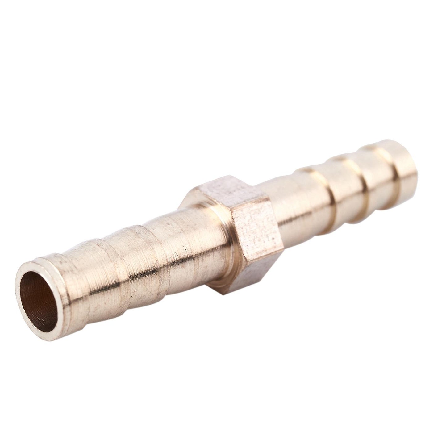 10 Piezas Laton 6 Mm Recto Para Manguera Acoplamiento Rapidodorado