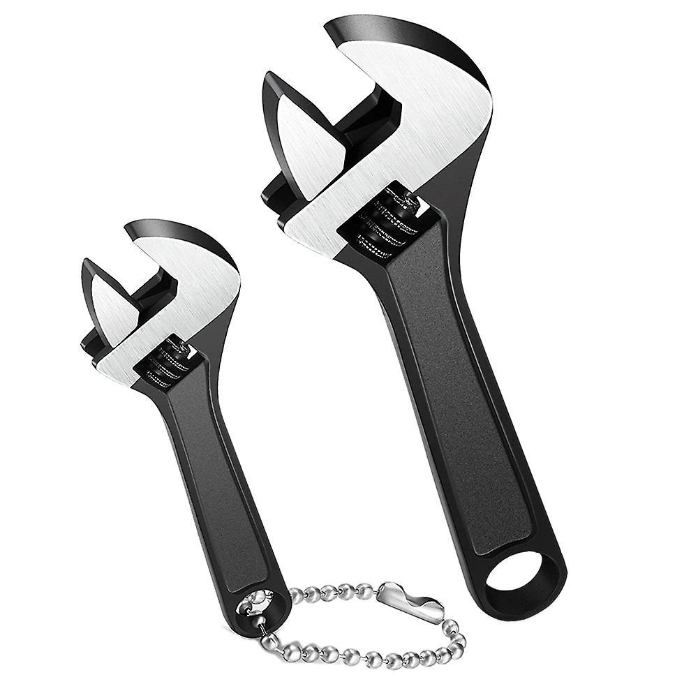 2pcs Hand Wrench Adjustable Spanner Hand Knurl Tool Adjustable