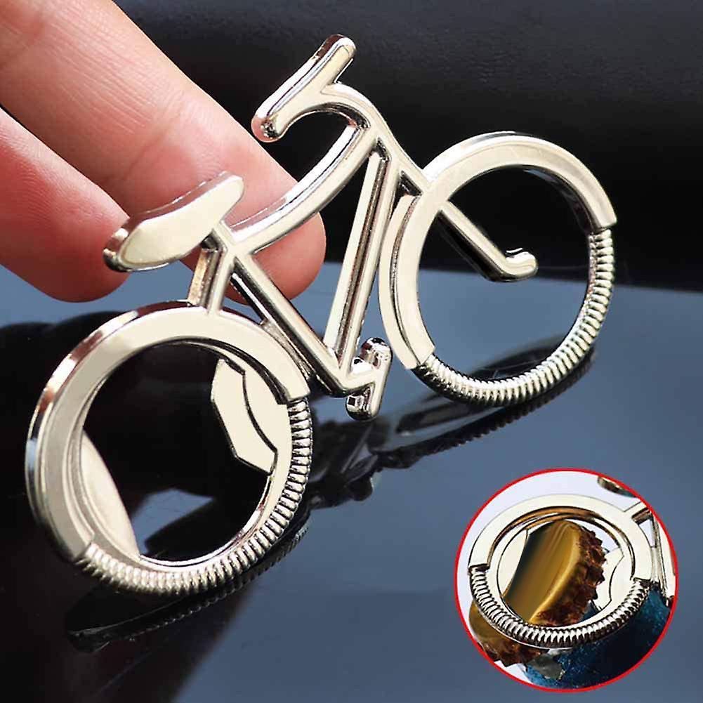 6 Pieces Bicycle Bottle Opener,metal Beer Bottle Opener Tools, Silver