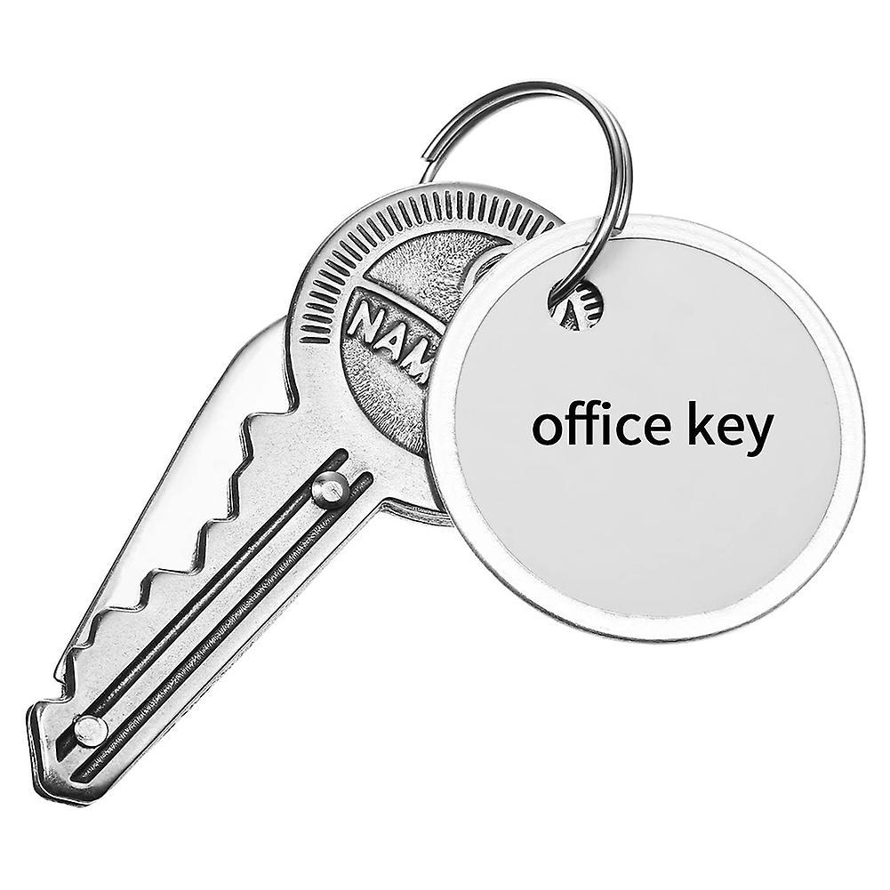 Metal Rim Tags Key Tags Round Paper Tags with Metal Rings(50pcs)