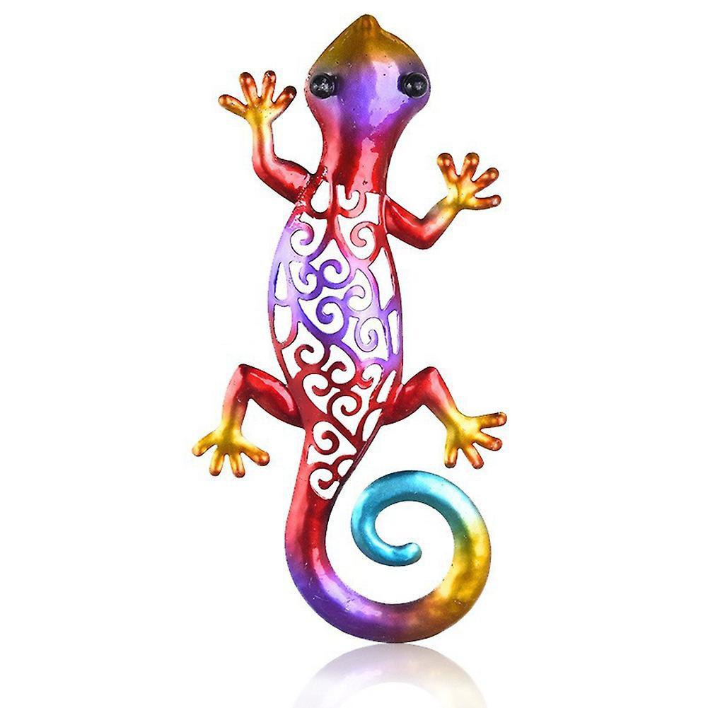 Metal Gecko Wall Decor Gecko Art Craft Sculptures Lizard-3