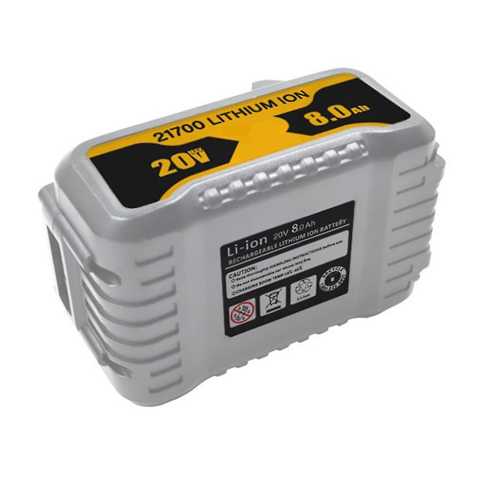 10 Pieces 10 X 21700 Li-ion Battery 8.0ah Sticker for Dewalt Battery