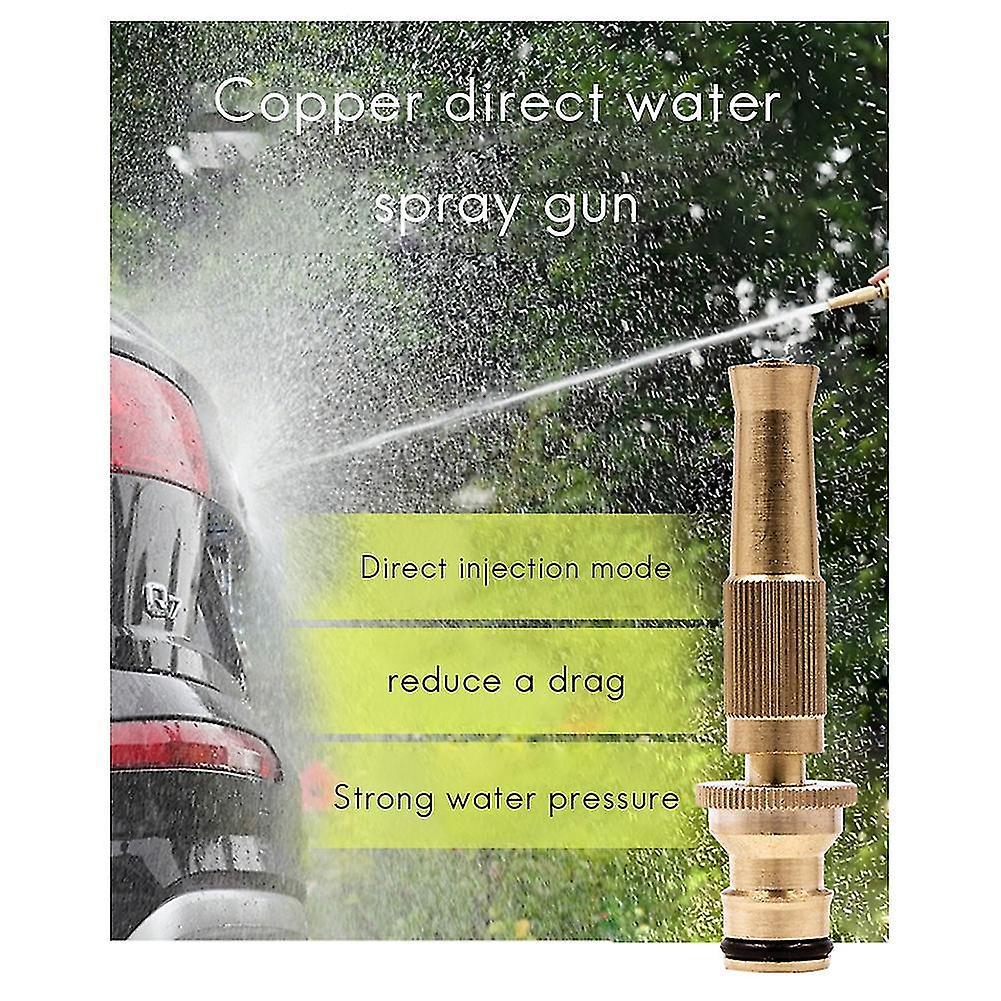 High Pressure Direct Spray Garden Hose Adjustable Sprinkler 2 Pack