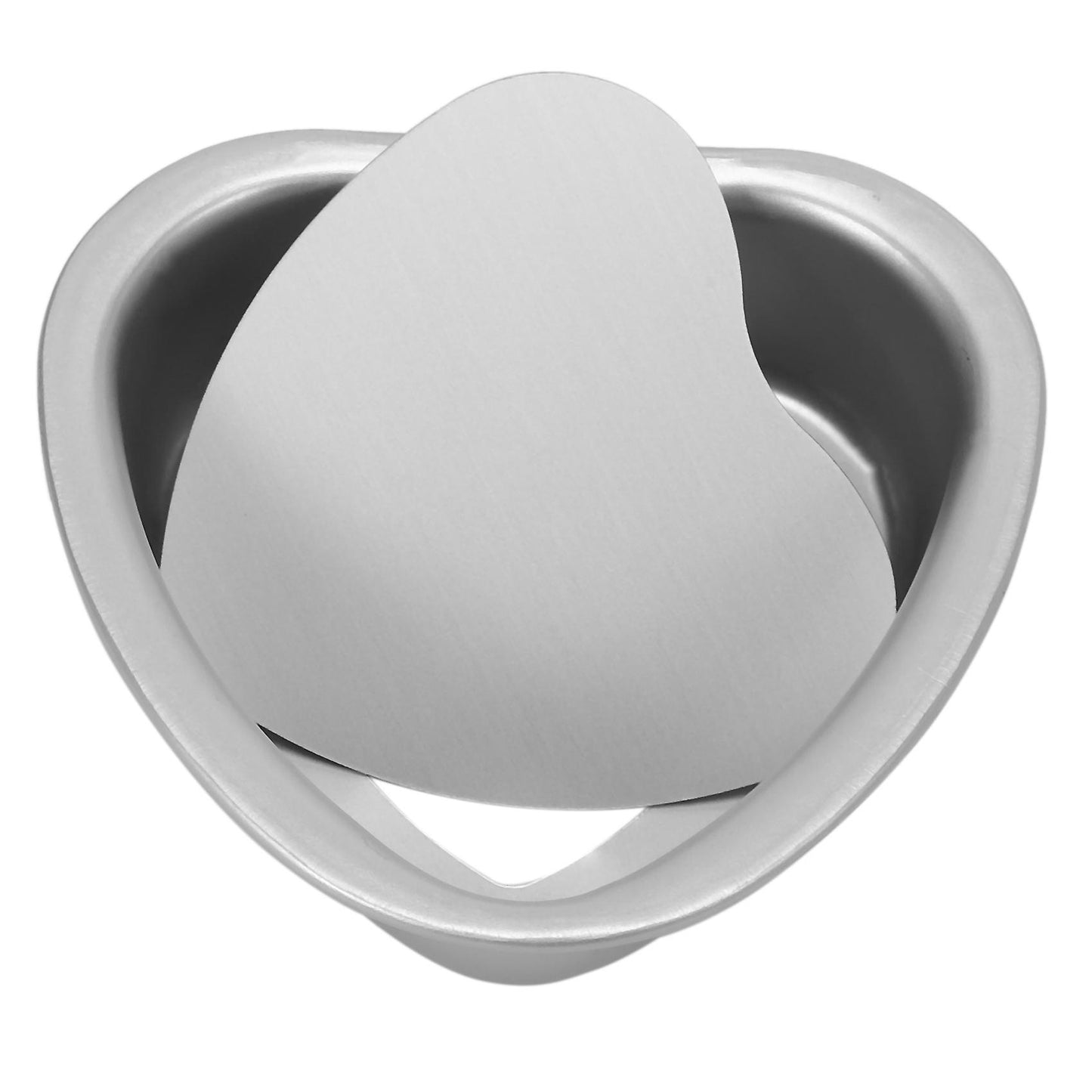 Heart Aluminum Cake Pan Fondant Decorating Muffin Cupcake Mold Tins Baking Tool 3"