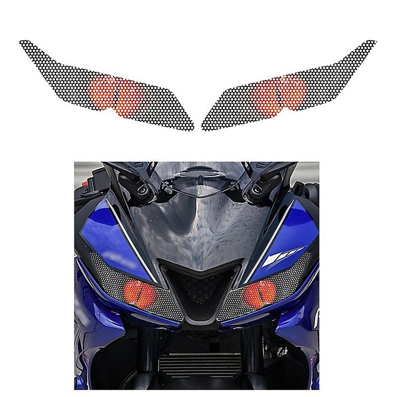 Motorcycle Headlight Sticker Eye Body for Yamaha Yzfr15 2017 2018 A