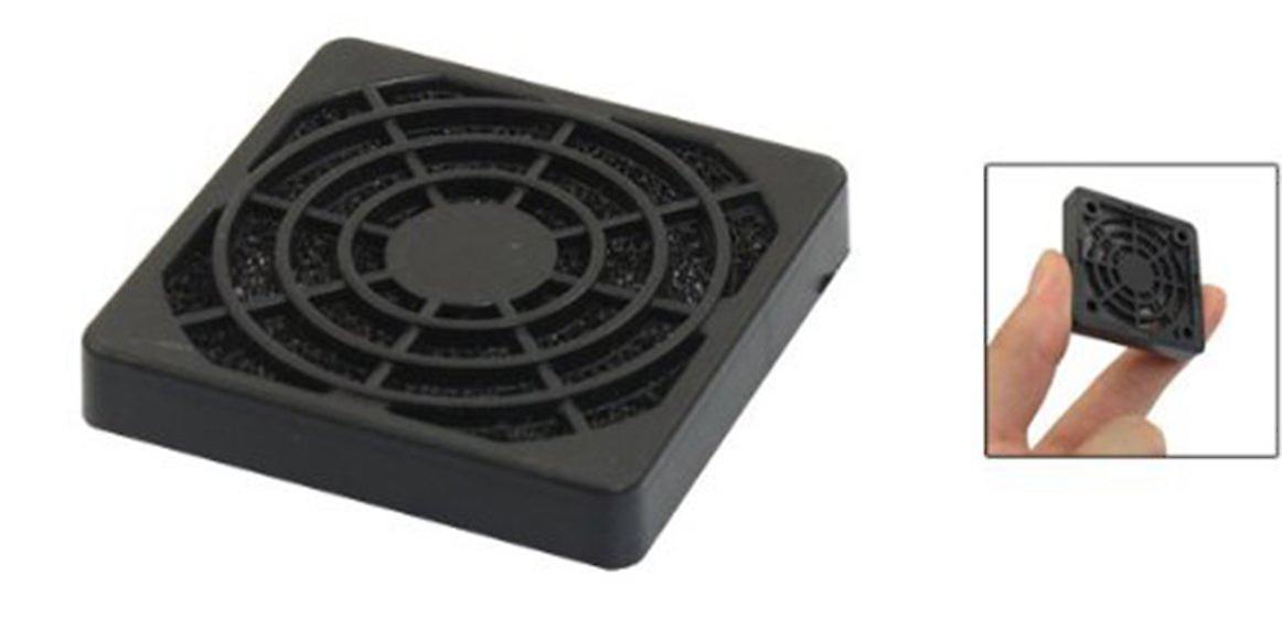 Pc Computer Black Plastic Dustproof Filterable 40mm Fan Filter Guard