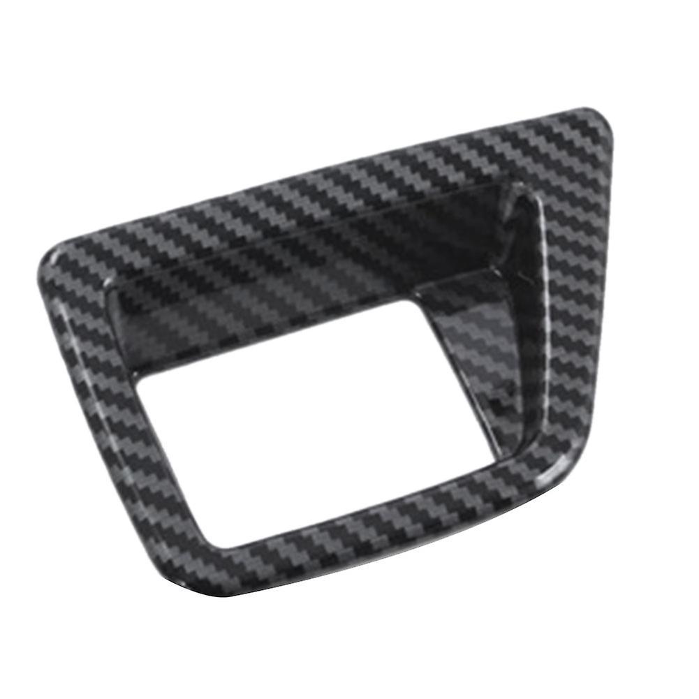 Carbon Fiber Car Headlight Adjustment Switch Cover Sticker Decoration