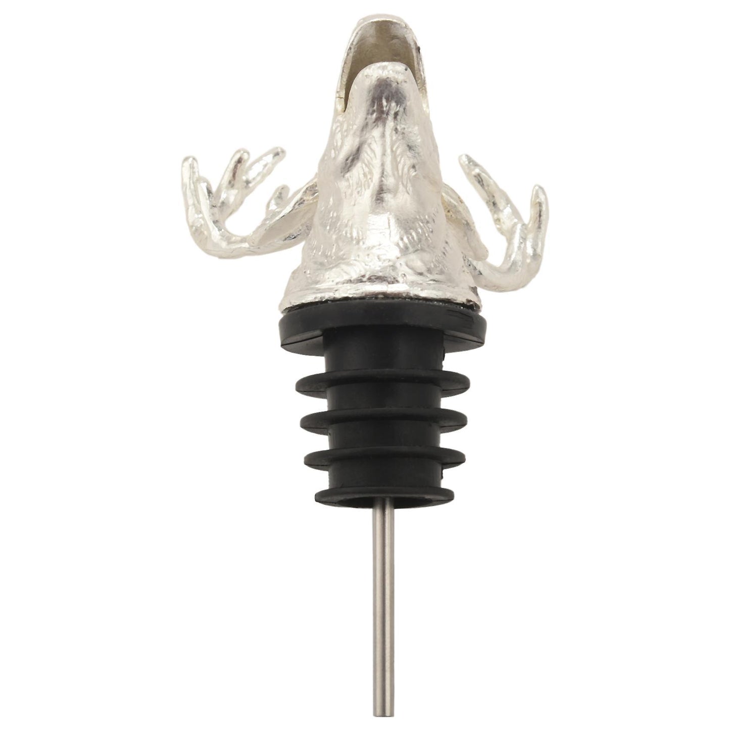 Zinc Alloy Deer Stag Head Wine Pourer Unique Wine Bottle Bar Tools