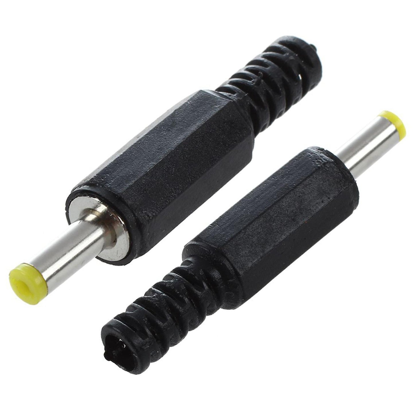 6pcs Plastic Cable Guard 4.0 X 1.7mm Male Dc Power Plugs Connectors