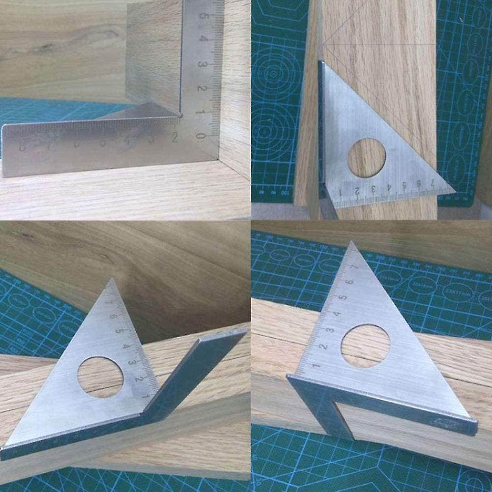 Ruler 90degrees 45degrees Angle Woodworking Jig Angle Turning Ruler