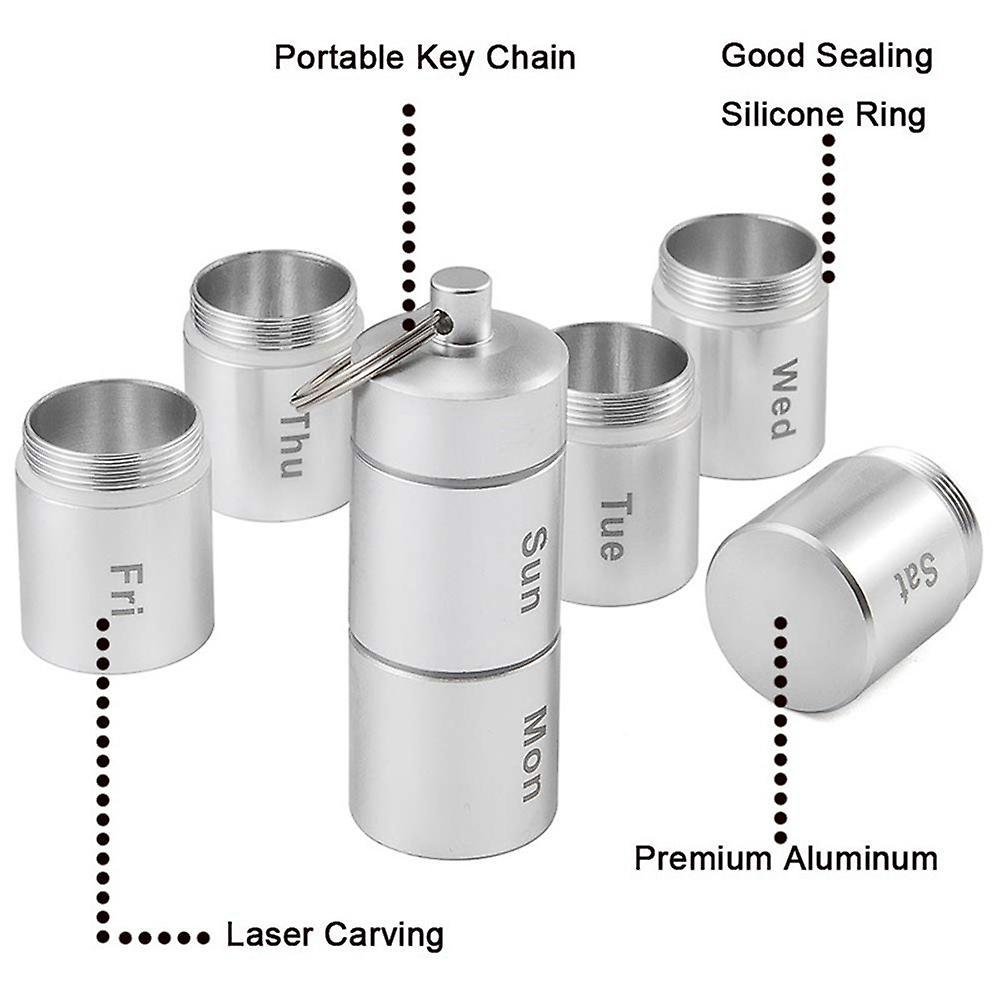 Pill Box Case Capsule Shape Delicate Medicine Organizer Box