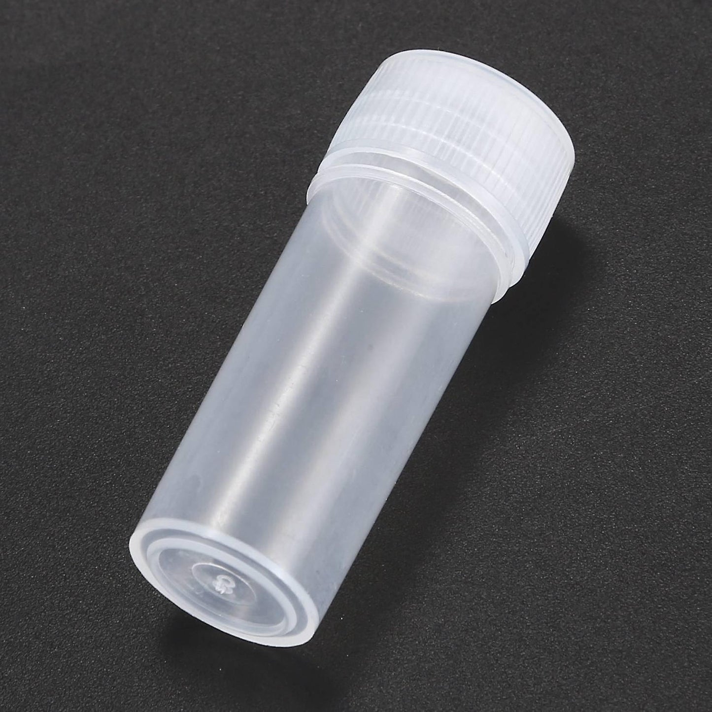 50x Sample Bottle 5ml Test Tube Lab Small Vial Storage Container+lid