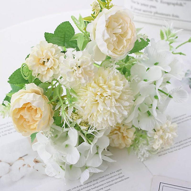 Artificial Flowers(champagne and White)