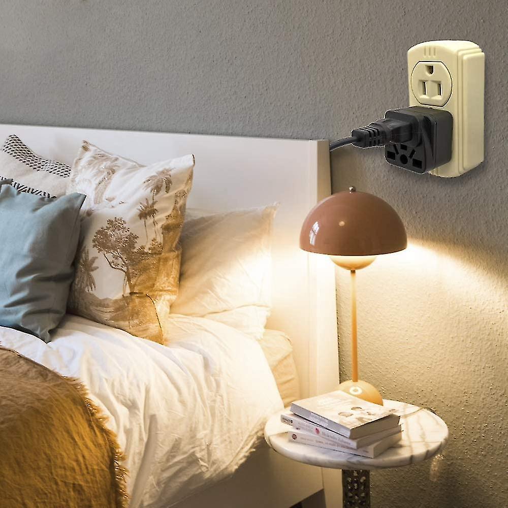 Us Plug Adapter Eu/uk/au to Usa (type B), Charger Converter White