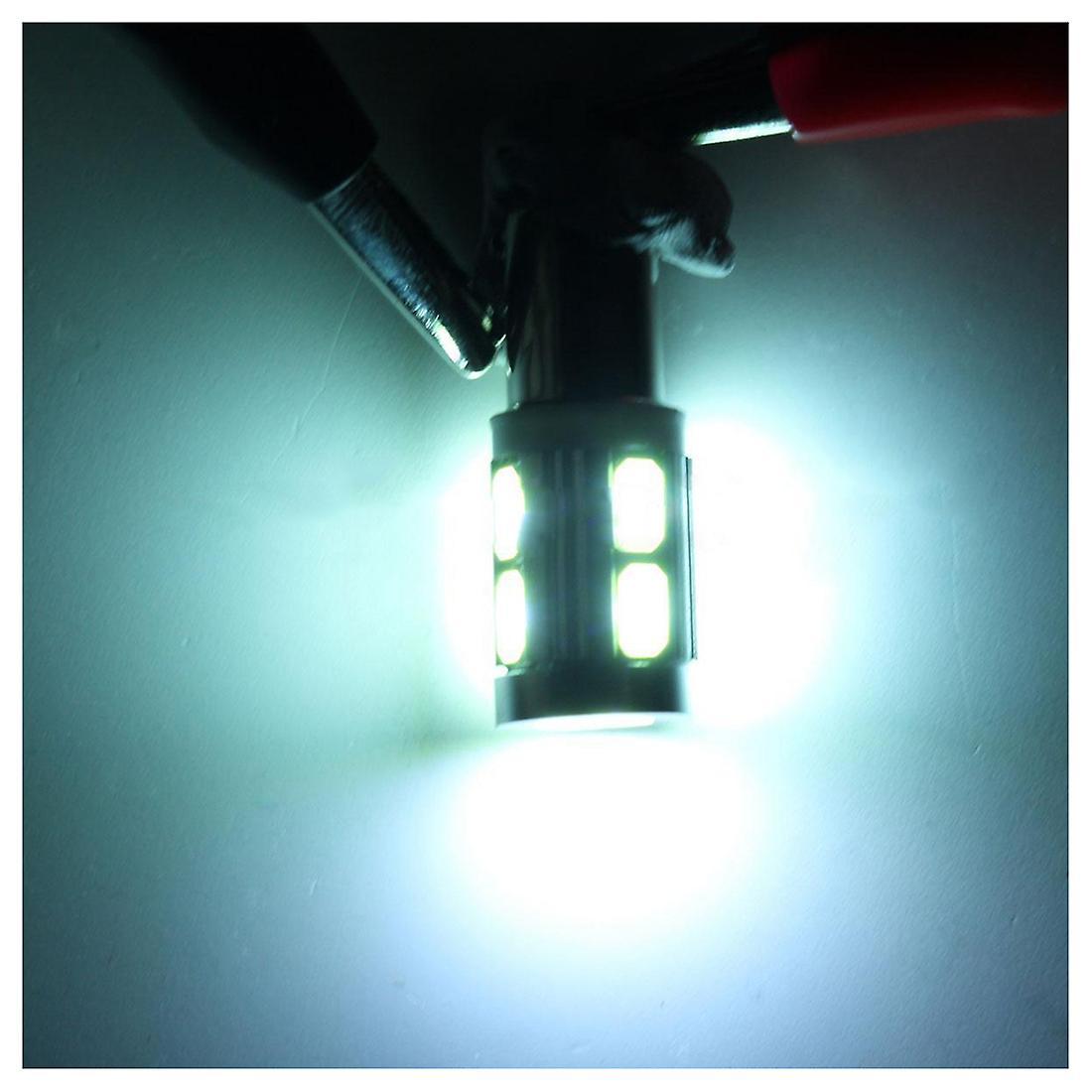 2x Ba9s H6w 10smd Led Sidelight Bulbs Canbus Error Free 6000k White