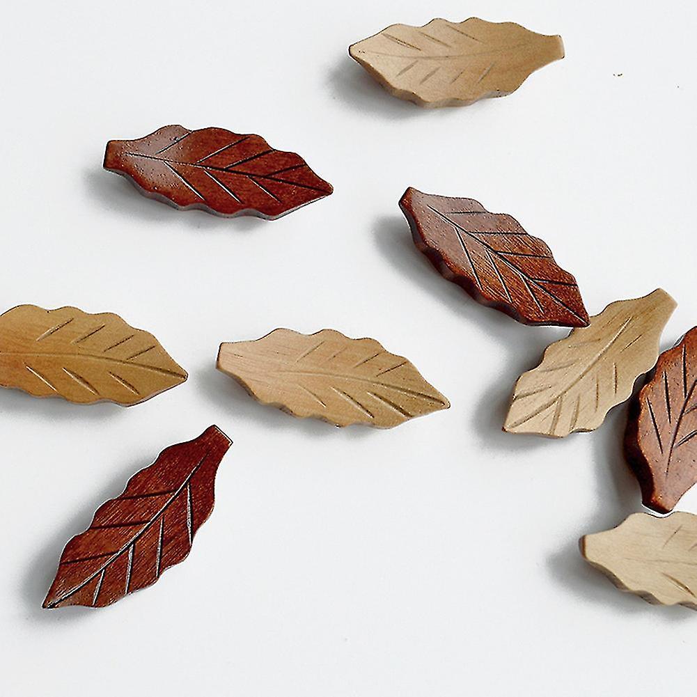 Wood Chopstick Holder Leaf-shaped Chopstick Holder Kitchen Supplies