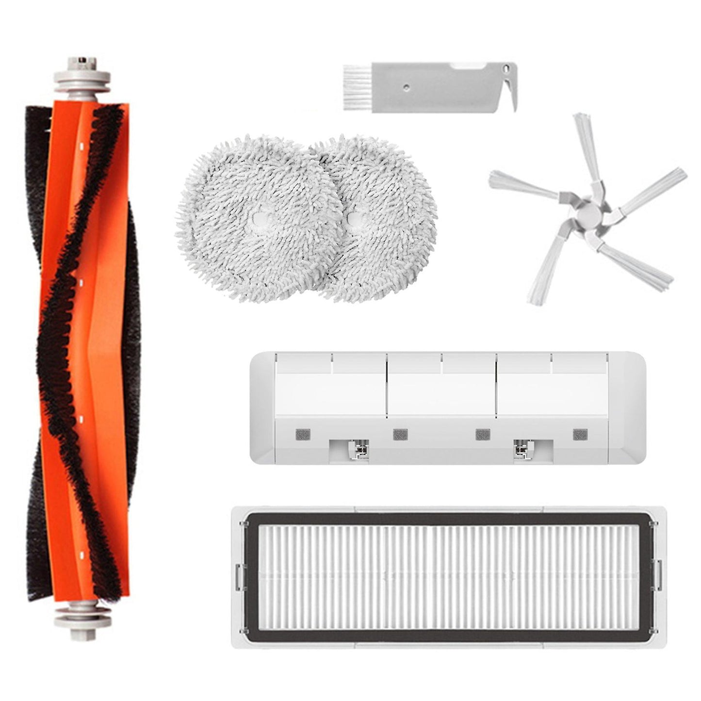7pcs Parts Kit for Xiaomi W10 Hepa Filter Mop Cloth Main Brush Cover