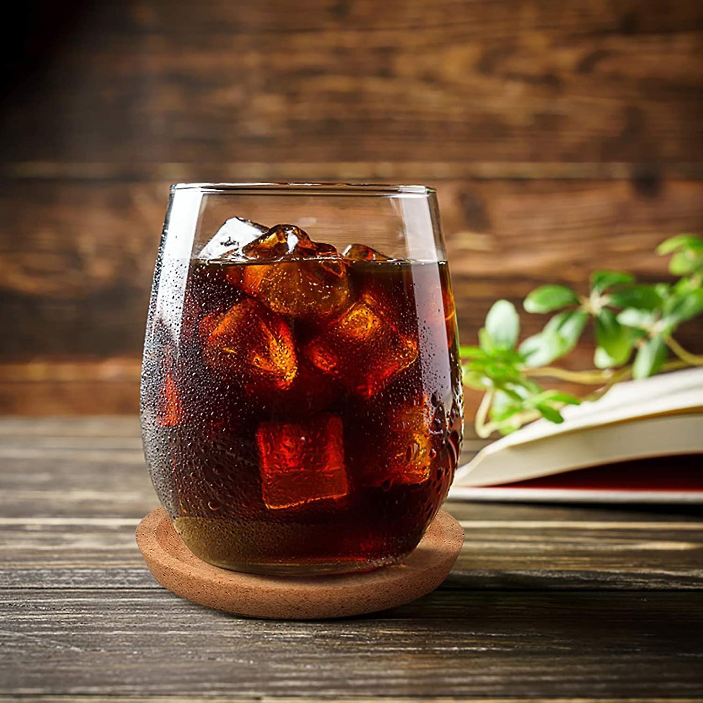 5 Pcs Cork Coaster for Beverage Coasters, for Restaurants and Bars