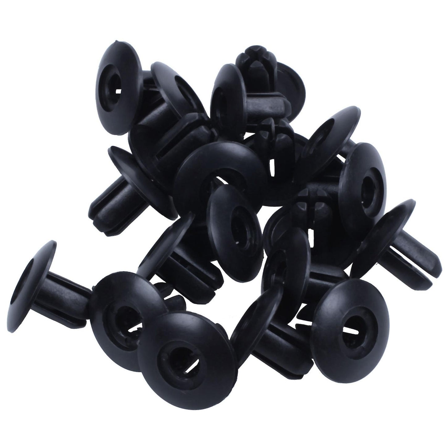 60 Uds 8mm X 20mm Grapas Hebilla Clips Precintado Negro