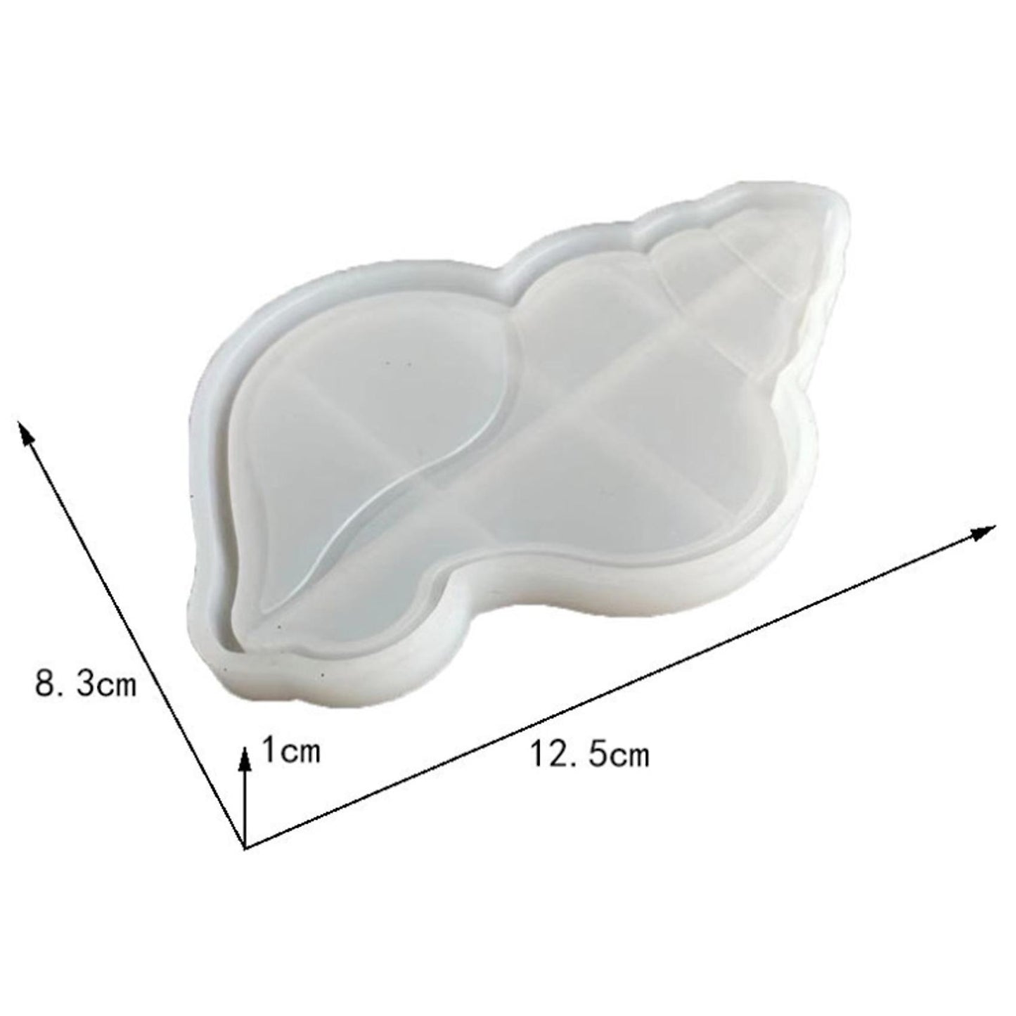 4pcs Diy Resin Tray Molds Jewelry Tray Mold Tray for Epoxy for Resin