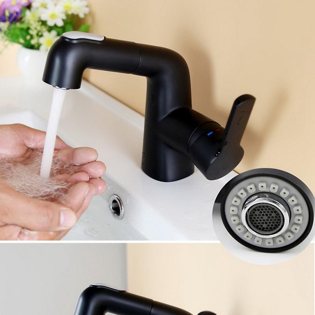 Basin Faucet 2 Modes Pull Down Spray Head for Bathroom Sink Bar