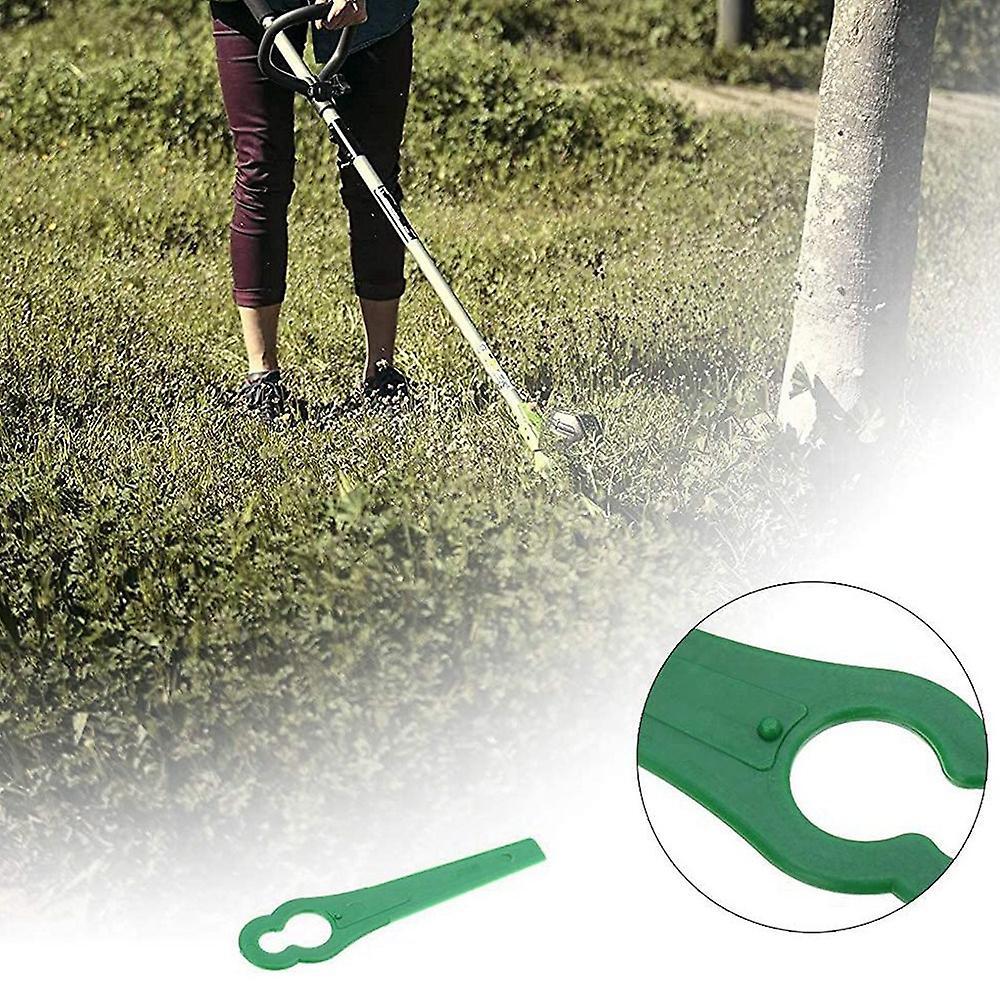 100 Pack 8.3cm Plastic Trimmer Blade for Bosch Einhell Lawn Mower