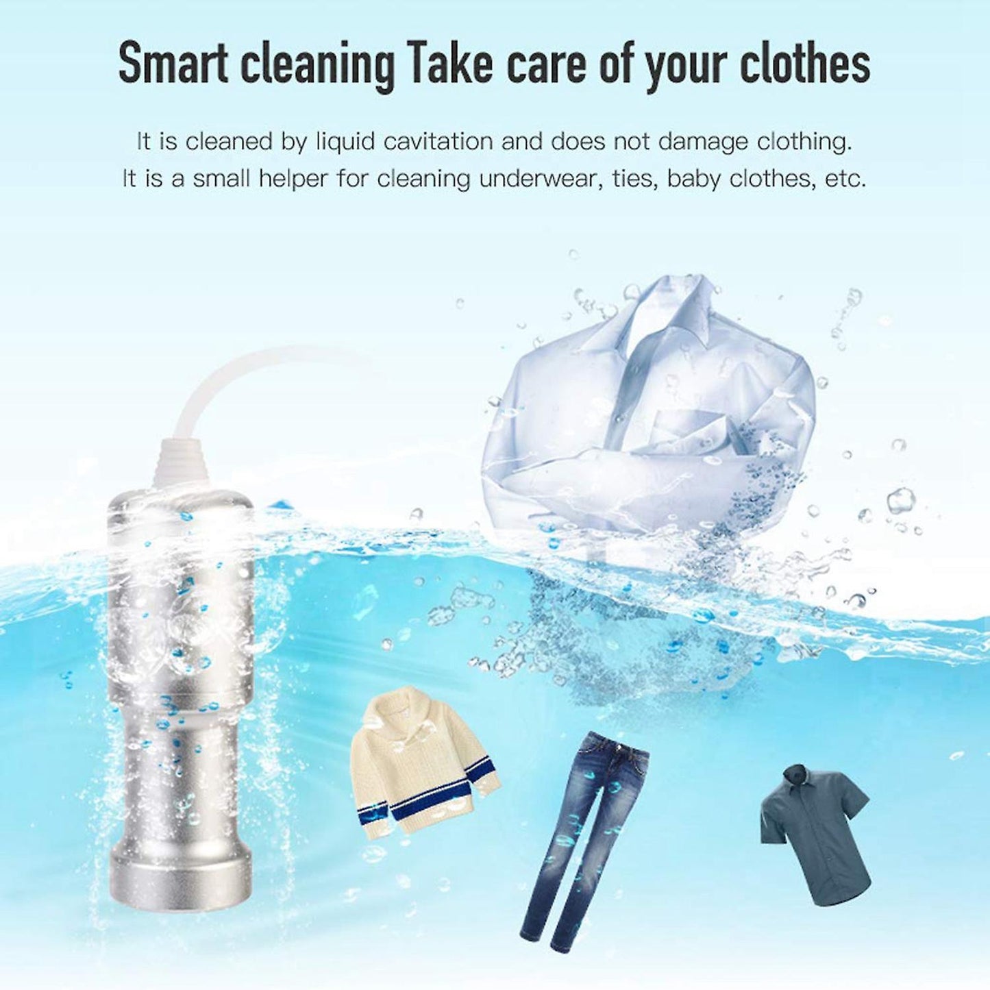 Ultrasonic Cleaner Washing Machine for Fruit, Glass, Jewelry, Us Plug