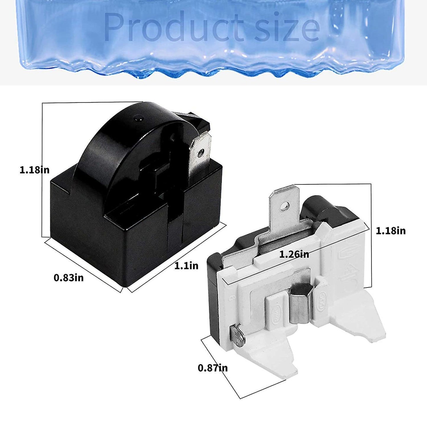 1 Pin Qp2-4.7 Ptc Starter Relay,1 Pin Refrigerator and 6750c-0005p