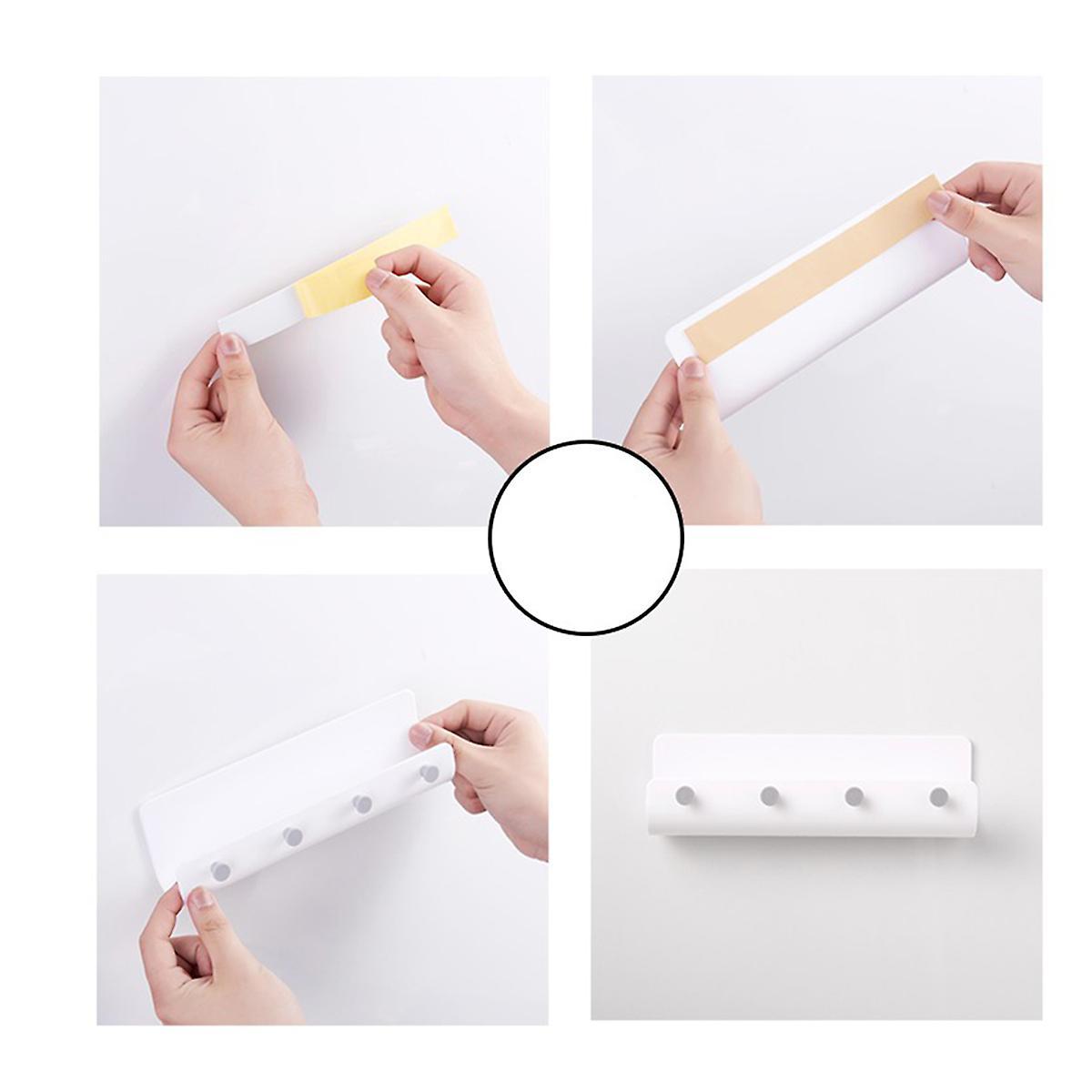 Key Hook Mailbox Mail Tool Rack Non-marking Key Hook Storage Hook