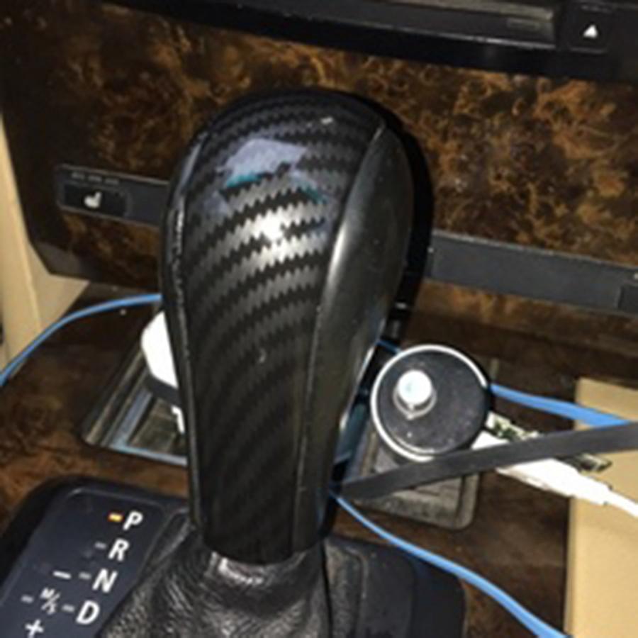 Carbon Fiber Shift Handle Cover For-bmw 5 Series E60 X3 E83 6 Series