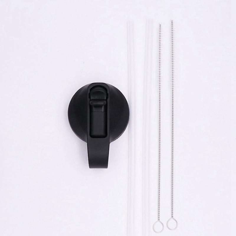 2 Straw Lid with Straws and Brush for Hydro Flask and Water Bottle