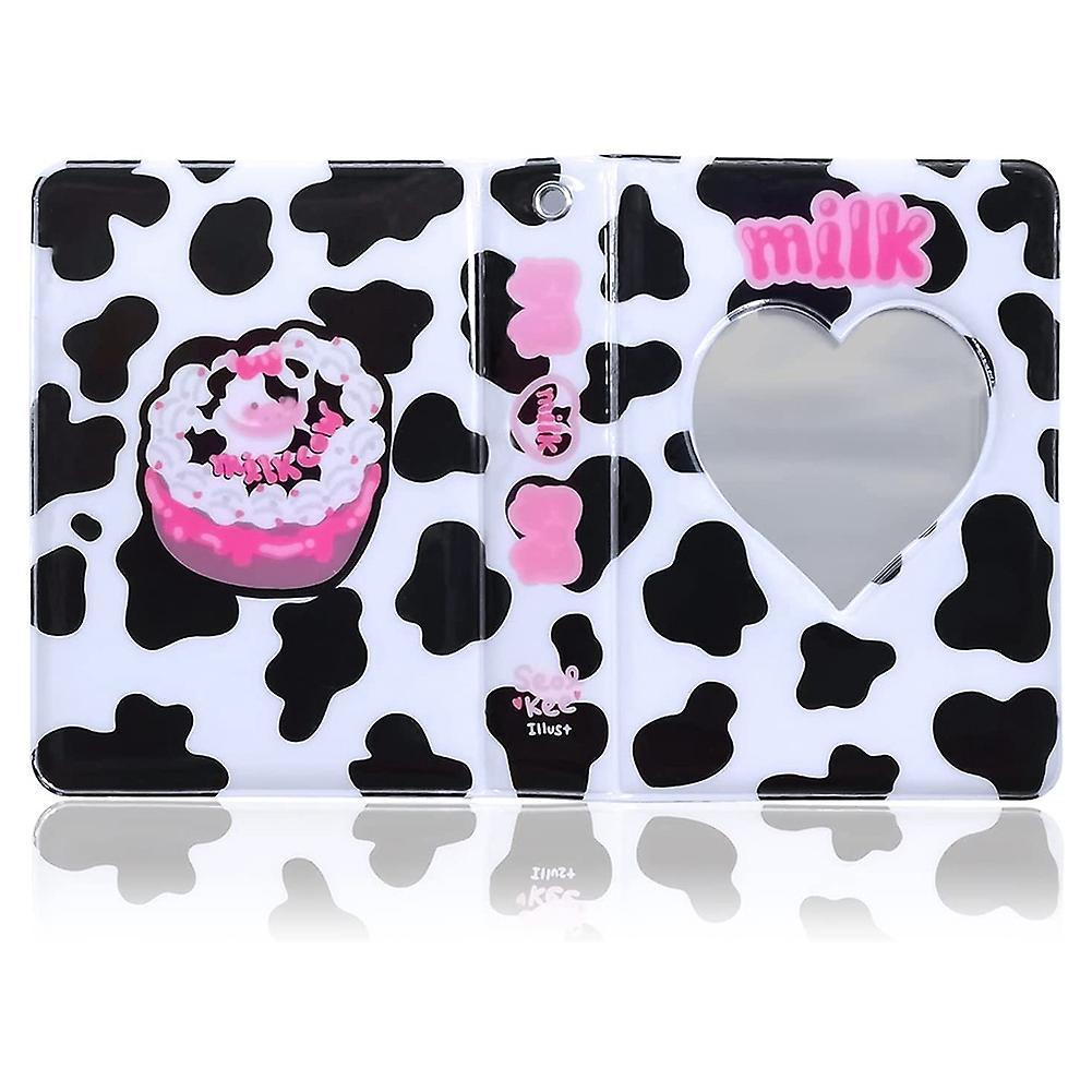 3 Inch Mini Photo Album Photocard Holder, Id Holder (milk)