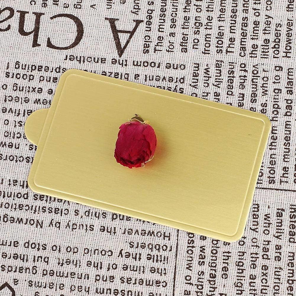 100 Slices Of Mousse Bottom Pad Cake Spacer 90x50mm Rectangular Tray