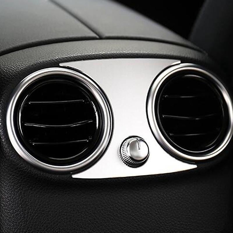 Car Armrest Rear Air Outlet Cover Vent Sticker for Mercedes Benz